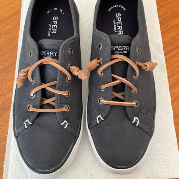 Sperry Navy Blue Sneaker size 8.5 M - Picture 2 of 2